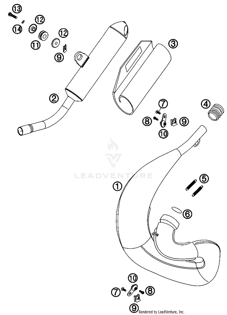 Exhaust System Schematic