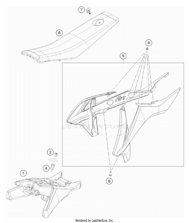 Tank, Seat Schematic