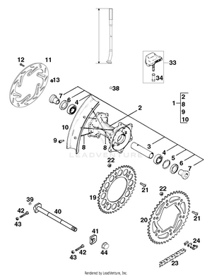 Rear Wheel Schematic