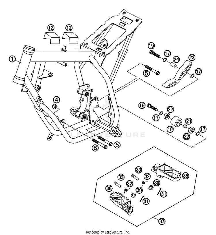 Frame 50 SX Chassis - 2007 Schematic