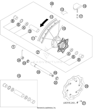 Front Wheel Schematic