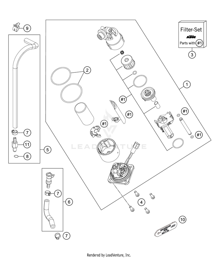 Fuel Pump 1290 SUPER ADVENTURE R CHASSIS - 2019 Schematic