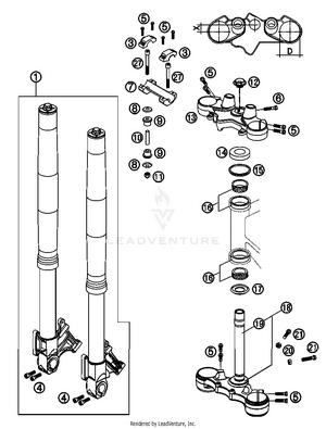 Telescopic Fork Schematic