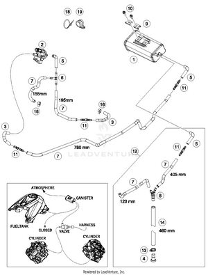 Evaporative Canister Schematic
