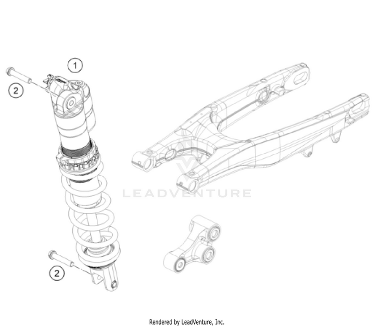 Shock Absorber 300 SX CHASSIS - 2026 Schematic