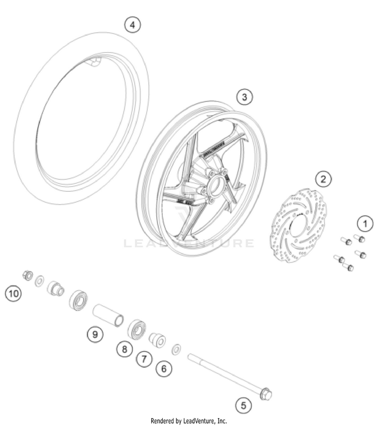 Front Wheel Schematic