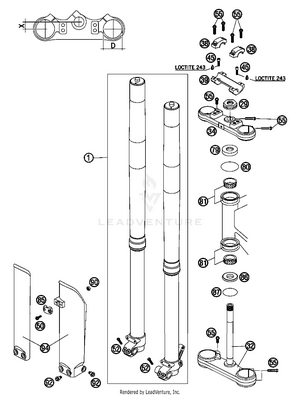 Front Fork Schematic