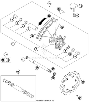 Front Wheel Schematic