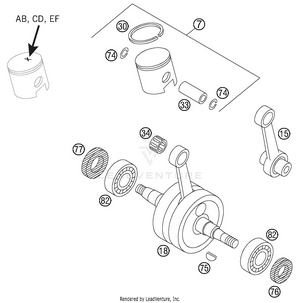 Crankshaft, Piston Schematic