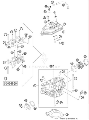 Cylinder Head Schematic