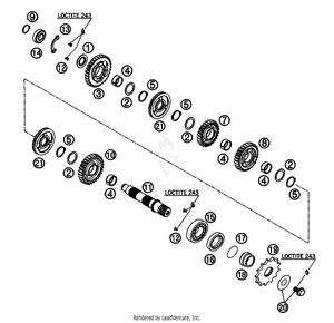 Transmission Ii - Countershaft Schematic