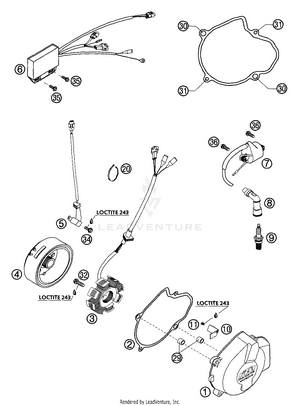 Ignition System Kokusan 4k3b Schematic