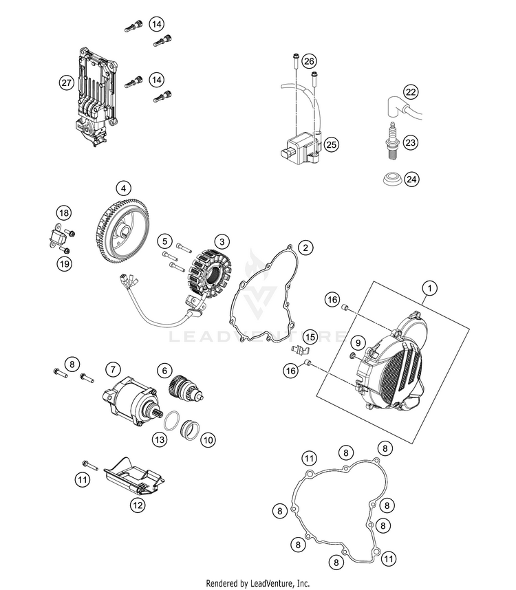Ignition System 300 XC TPI ENGINE - 2020 Schematic