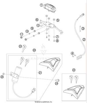 Instruments/lock System Schematic