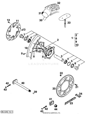 Rear Wheel Schematic