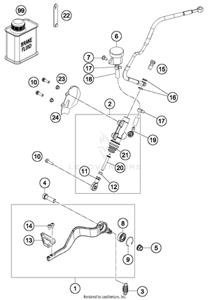 Rear Brake Control Schematic