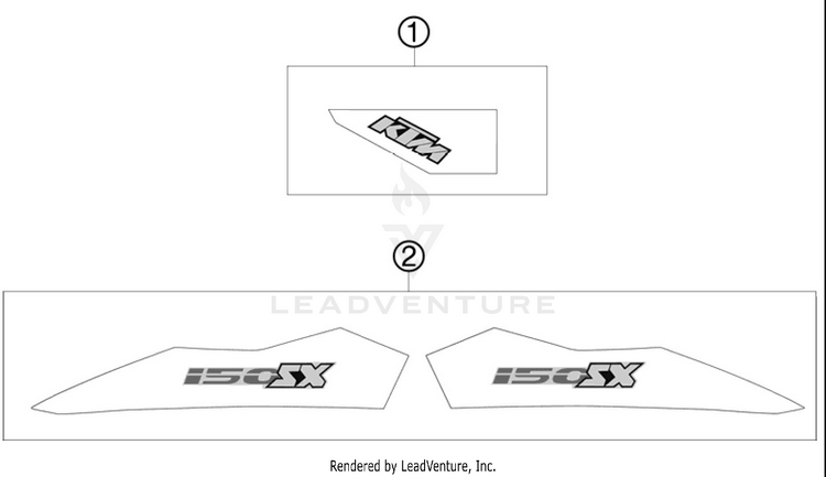 Decal 150 SX Chassis - 2011 Schematic