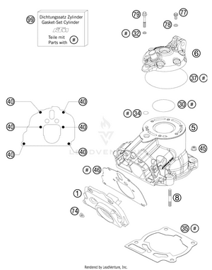 Cylinder, Cylinder Head Schematic