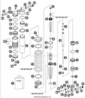 Monoshock Disassembled Schematic
