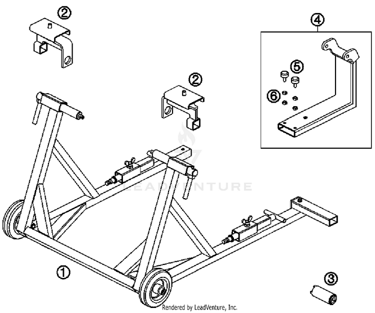 Special Tools 690 Duke Chassis - 2008 Schematic
