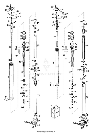 Fork Leg Top Adjuster Schematic