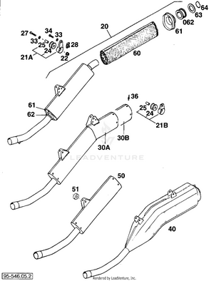 Exhaust Silencer Schematic
