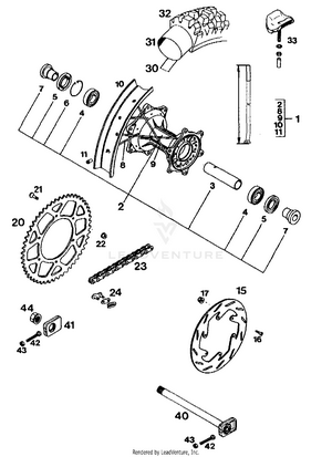 Rear Wheel Schematic