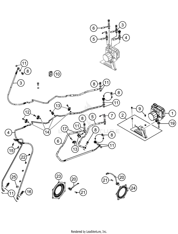 Antiblock System Abs 1290 SUPER ADVENTURE R CHASSIS - 2020 Schematic