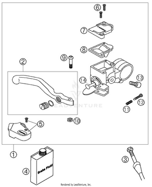 Hand Brake Cylinder Schematic