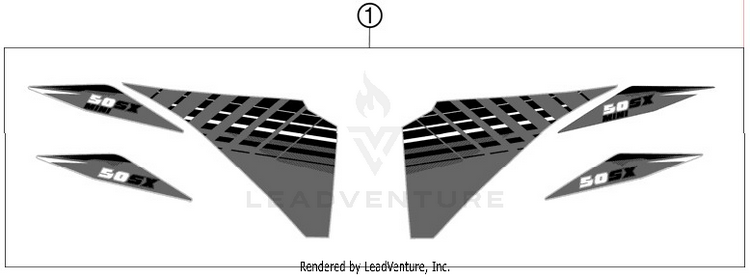 Decal 50 SX Mini Chassis - 2012 Schematic