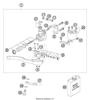 Hand Brake Cylinder Fte Schematic