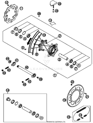 Rear Wheel Schematic
