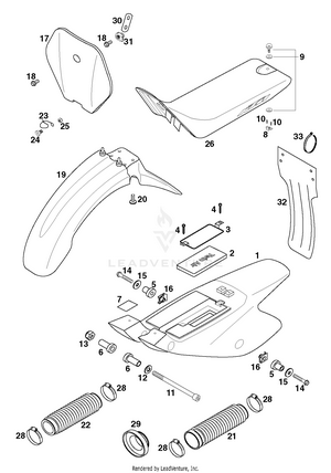 Seat, Fenders Schematic