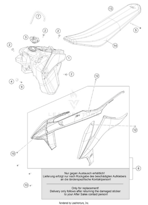 Tank, Seat Schematic