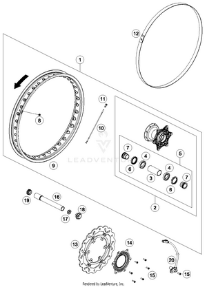 Front Wheel Schematic