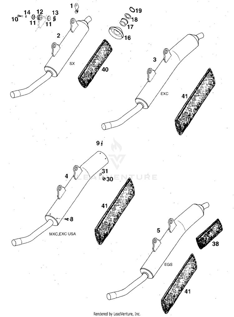 Silencer 2 360 MXC Chassis - 1997 Schematic