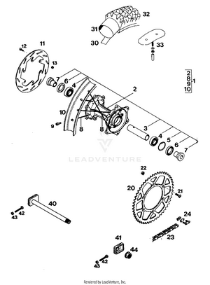 Rear Wheel Schematic