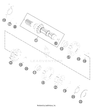 Transmission I - Main Shaft Schematic