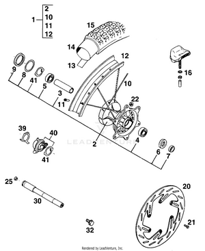 Front Wheel Exc,egs Schematic