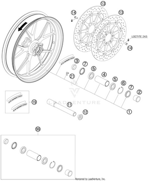 Front Wheel Schematic