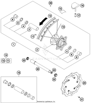 Front Wheel Schematic
