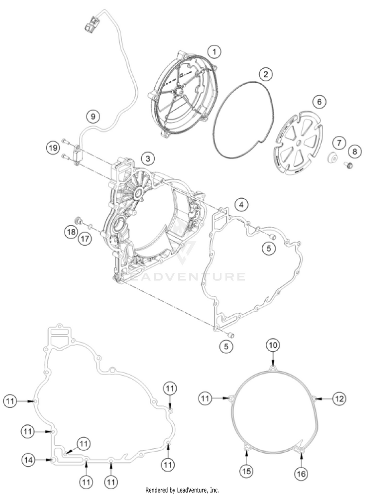 Clutch Cover Schematic