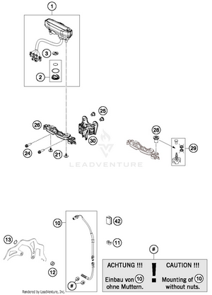 Instruments, Locking System Schematic