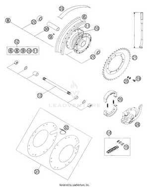 Rear Wheel Schematic