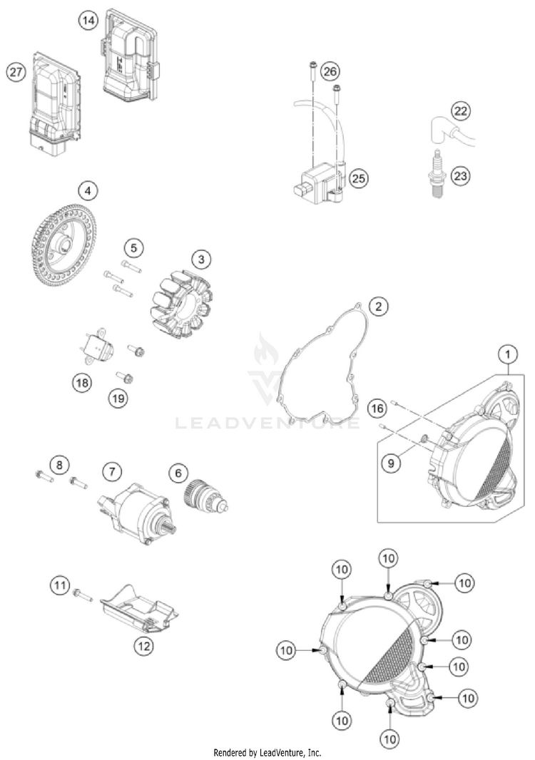 Ignition System 300 SX ENGINE - 2026 Schematic