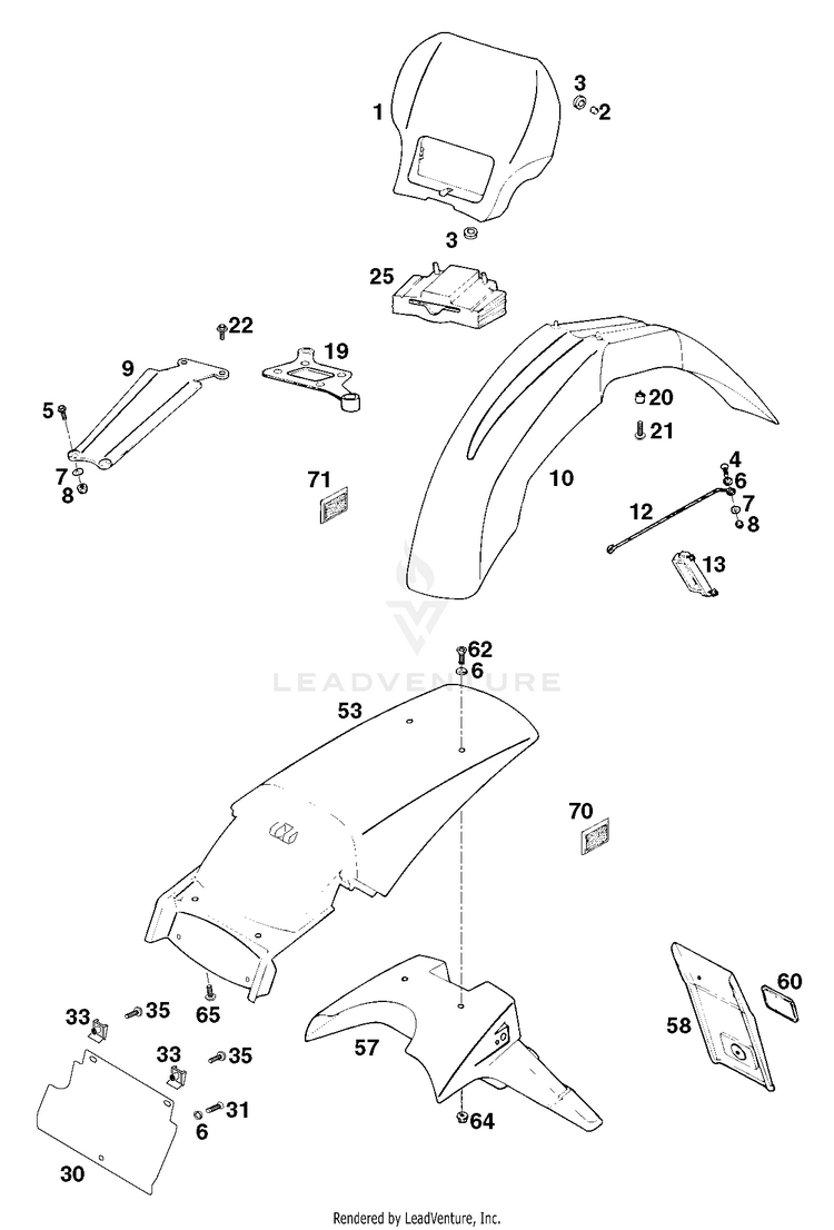 Mask, Fender 620 R Chassis - 1998 Schematic