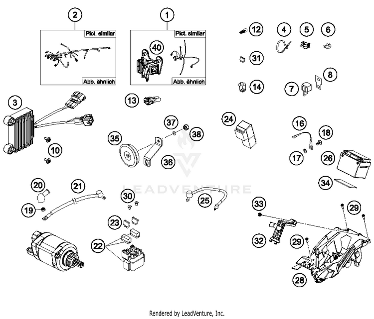 Wiring Harness 500 EXC-F CHASSIS - 2018 Schematic