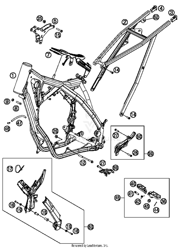 Frame 300 XC Chassis - 2014 Schematic