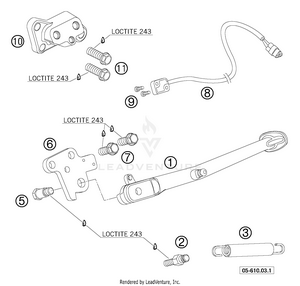 Side Stand Schematic