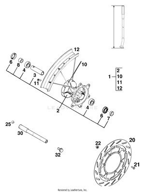 Front Wheel Schematic
